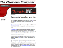 Tablet Screenshot of clarendononline.com